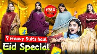  Huge Eid Special Heavy Suit Set From Flipkart | Pakistani suit Set Haul | Flipkart Suit Set Haul