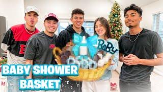 We Made The ULTIMATE BABY SHOWER Basket!!