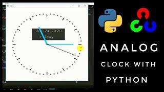 Analog clock in python and OpenCV | #pyGuru