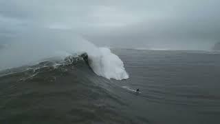 Massive Mavericks Drone Surf Footage - December 23, 2024