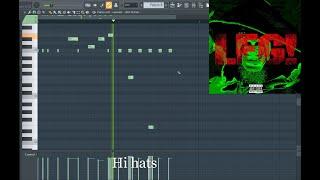 How "LFG!" by Sheck Wes & Redda was made | FL Studio