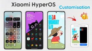 Xiaomi HyperOS Customisation Used Xiaomi HyperOS Themes  Create A Attractive Loocking 