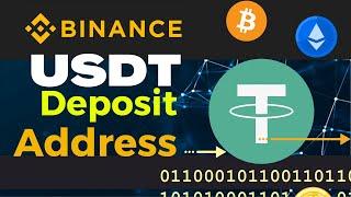 How to deposit receive usdt get usdt address on binance erc20 trc20 bep2 bep20 bnb chain