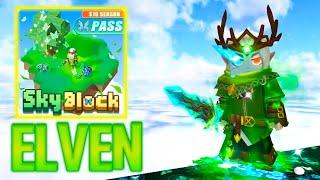 "ELVEN" 19th Season Pass in Skyblock - Blockman Go