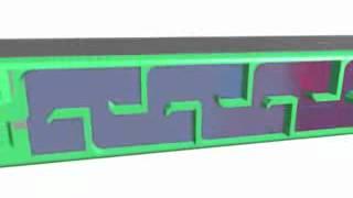 Square "Quadro" static mixing nozzles for 2-part materials