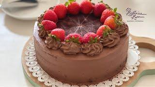 Chocolate Ganache Cake 巧克力甘纳许蛋糕