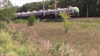 VL80 with freight train passing Ternavshina: September 2nd, 2018