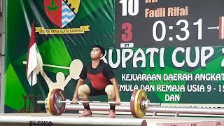 bupati cup muhammad fadli rifai kls 81 kg medali emas pada cnj