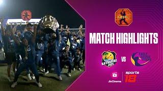 Ratnagiri Jets are the Champions of MPL 2024 | Final Highlights | JioCinema & Sports18