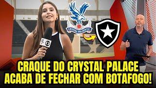 BAITA NEGÓCIO! SAF FUNCIONANDO! BOTAFOGO ACERTA COM CRAQUE DO CRYSTAL PALACE! NOTICIAS BOTAFOGO HOJE