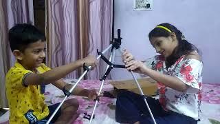 Unboxing and Review Affordable Tripod Stand for Mobile! AAdyA And ritvik