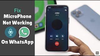 Microphone Not Working on WhatsApp Audio/Video Call on iPhone & How to Fix!