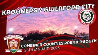 Match Highlights - Camberley Town v Guildford City - CCL Premier Division South - 25th Jan 2025