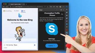 How to enable Skype in the Microsoft Edge sidebar | Edge web browser new feature 2024