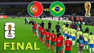 PORTUGAL vs BRAZIL- FINAL | FIFA World Cup 2026 USA | Full Match All Goals |  PES Gameplay