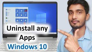 How to uninstall apps on windows 10