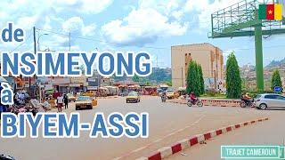 (Yaoundé - Cameroun) De Nsimeyong à Biyem-Assi - Trajet Cameroun