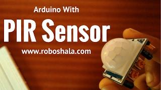 PIR Sensor with Arduino | RoboShala Hindi