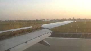 Landing at Budapest Ferihegy Airport Runway 13R