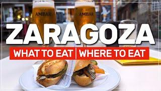 ️ the TOP foods you must try in ZARAGOZA and where to eat them  #151