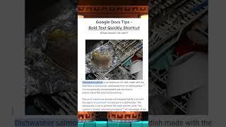 Google Docs Shortcuts - Quick Bolding #googledocs #hustlertips #tipsandtricks