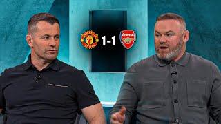 MOTD Man United vs Arsenal 1-1  Rooney and Shay Given Analysis on Amorim & Arteta Tactics