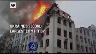 Ukraine's 2nd largest city hit by Russian missiles