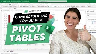 How to Connect Slicers to Multiple Pivot Tables in #Excel - 5️⃣ Easy Steps!