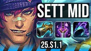 SETT vs KALISTA (MID) | 15/2/4, Godlike | NA Master | 25.S1.1