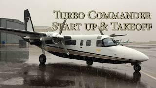 Turbo Commander - Start Up Procedures & Takeoff