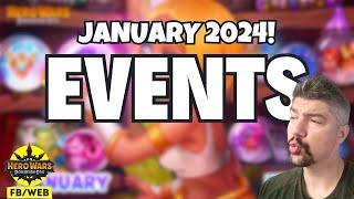 All January Events Revealed! | Hero Wars Dominion Era