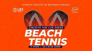 CIRCUITO TUM DE BEACH TENNIS - Semifinal Masculina D - Jaime / Vinicius x Adriano / Daniel