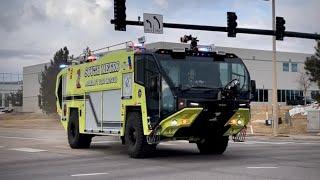 *RARE* South Metro ARFF Trucks Responding