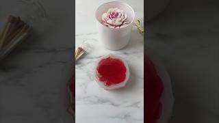 How to make a two-toned flower candle | DIY Candle Making, Crafting, Gift Ideas