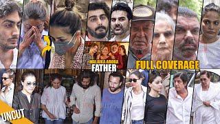 UNCUT - Malaika Arora Father Anil Mehta | Full Coverage | Emotional Moment | Kajol, Kareena, Salman