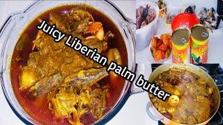 How to cook Liberian palm Butter