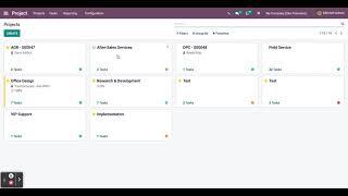 Odoo Project Timesheet