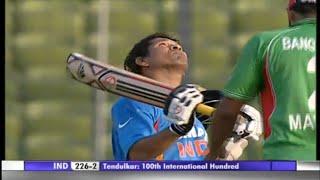 Sachin Tendulkar's 100th Century Highlights | India vs Bangladesh | Asia Cup 2012