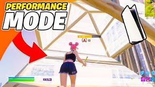 *NEW* HOW TO GET PERFORMANCE MODE ON CONSOLE (LOW MESHES + MOBILE BUILDS) PS4/XBOX/PS5 TEST