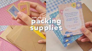 STUDIO VLOG 21 - Packing supplies (perlengkapan packing order) | Indonesia (Bahasa Indonesia)