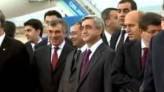 Serzh Sargsyan in Bursa Armenian Turkey NO COMMENT Armenian president in Bursa