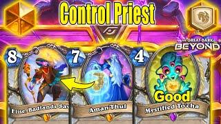 My Control Priest Is Better Than Control Warrior Deck At The Great Dark Beyond | Hearthstone