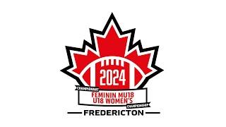 2024 Football Canada Women’s U18 Nationals  QF: Ontario Red v New Brunswick [July 22, 2024]