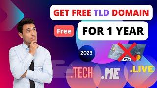 How to get free Domain Name in 2023| Free domain name for 1 year without card