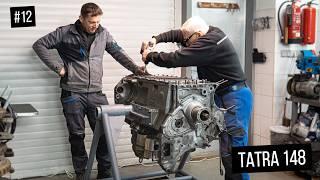 TATRA 148 - RESTORATION | WE ASSEMBLE THE LOWER PART OF THE ENGINE | PART 12