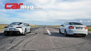 DRAG RACE: Toyota GR Supra 3,0T vs BMW M2 Competition M-DCT