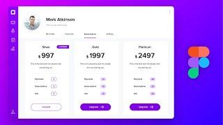 SaaS Web App UI Design in Figma: Step by Step tutorial