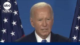 Pres. Biden addresses his Putin, Zelensky mixup