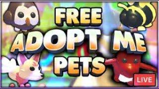 Roblox Adopt Me free pets gift!live  #adoptme #roblox #live #mm2