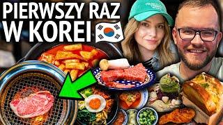 Nasz pierwszy raz w Korei! Koreańskie jedzenie uliczne i restauracje (Seul, Korea Południowa 2022)